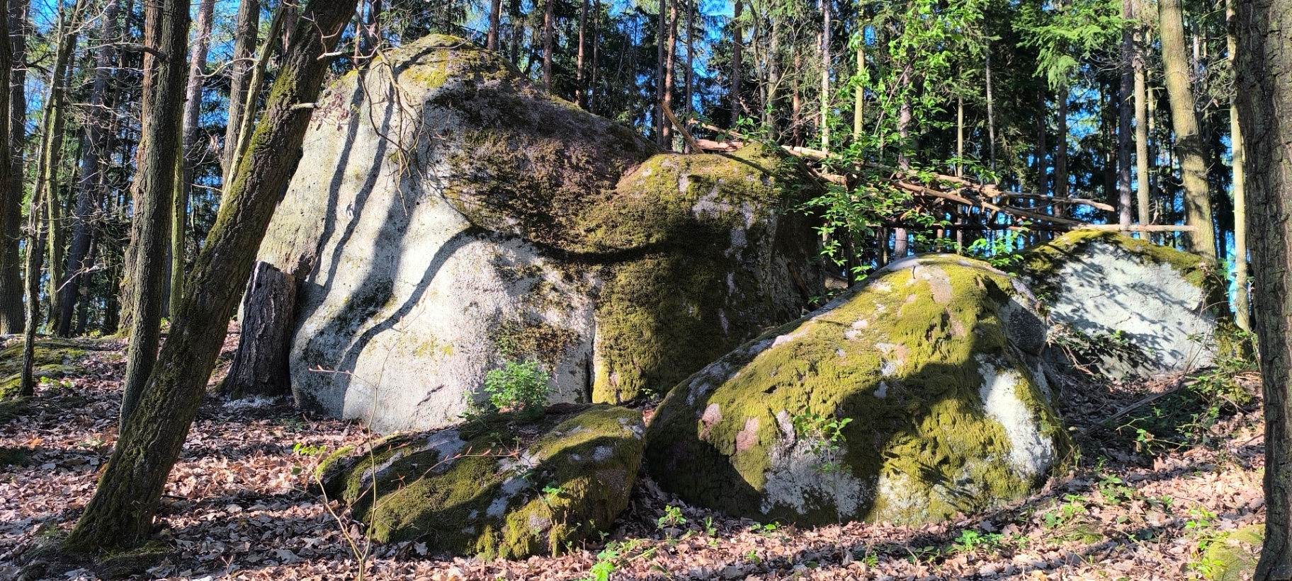 Skupina žulových balvanů zvaná Ďáblovo lože